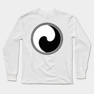I Ching 004 - Work in Progress - White Background Long Sleeve T-Shirt